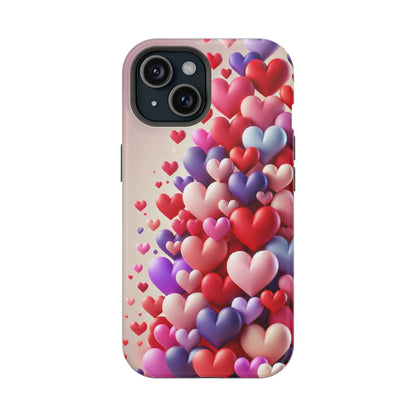 Love Hearts MagSafe iPhone Case — Magnetic, Impact-Resistant  Shamo's iPhone 15 / Matte