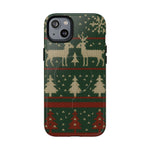 Holiday Knit Reindeer MagSafe Tough iPhone Case  Shamo's iPhone 14 Plus / Glossy