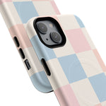 Pastel Checkerboard Pattern iPhone Cases - MagSafe - Shamo's
