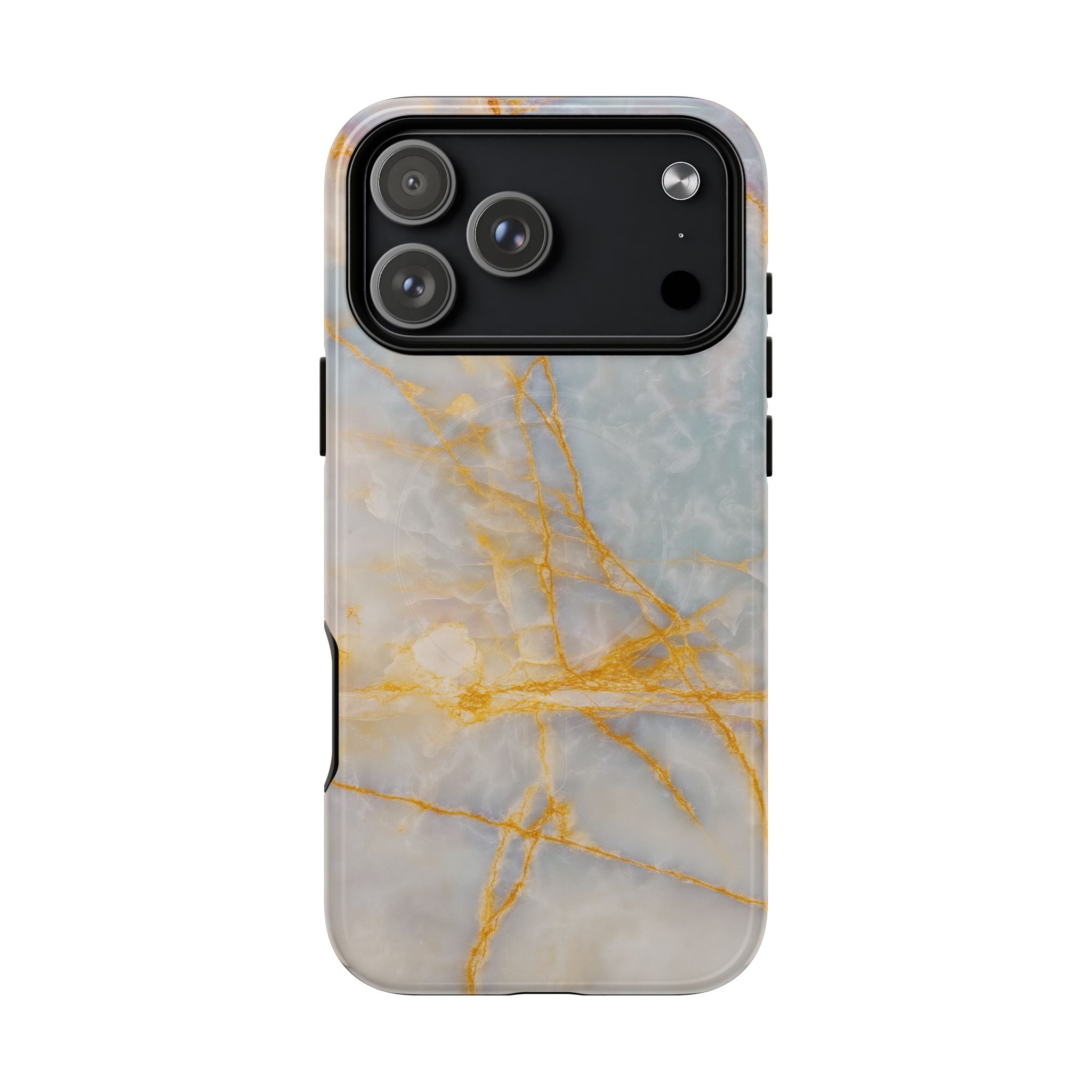 Marble Gold Vein iPhone Case (MagSafe Compatible)  Shamo's iPhone 17 Pro Max / Glossy