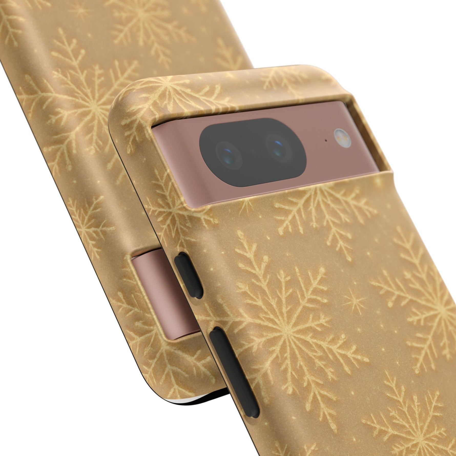 Golden Snowflake Holiday iPhone Case  Shamo's