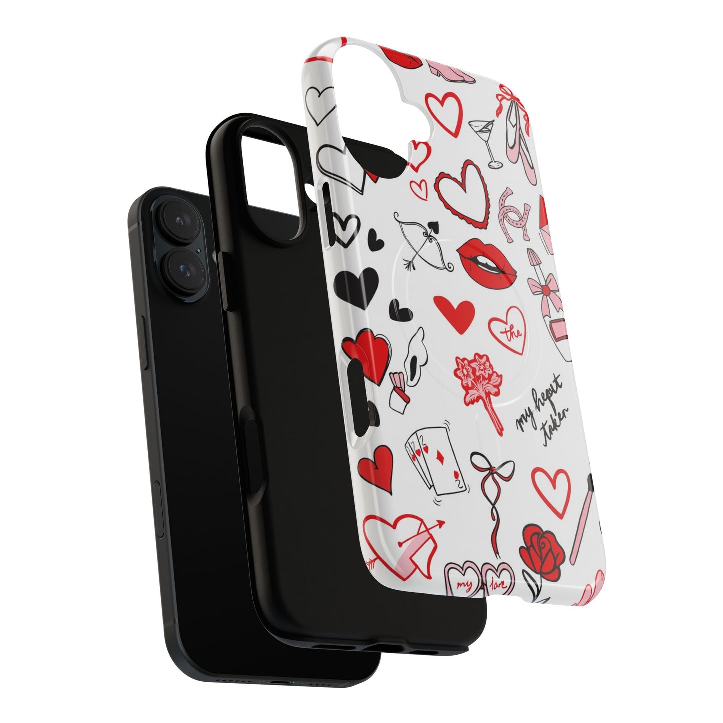 Love Doodle Tough iPhone Case (MagSafe compatible)