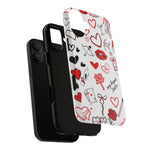 Love Doodle Tough iPhone Case (MagSafe compatible)  Shamo's