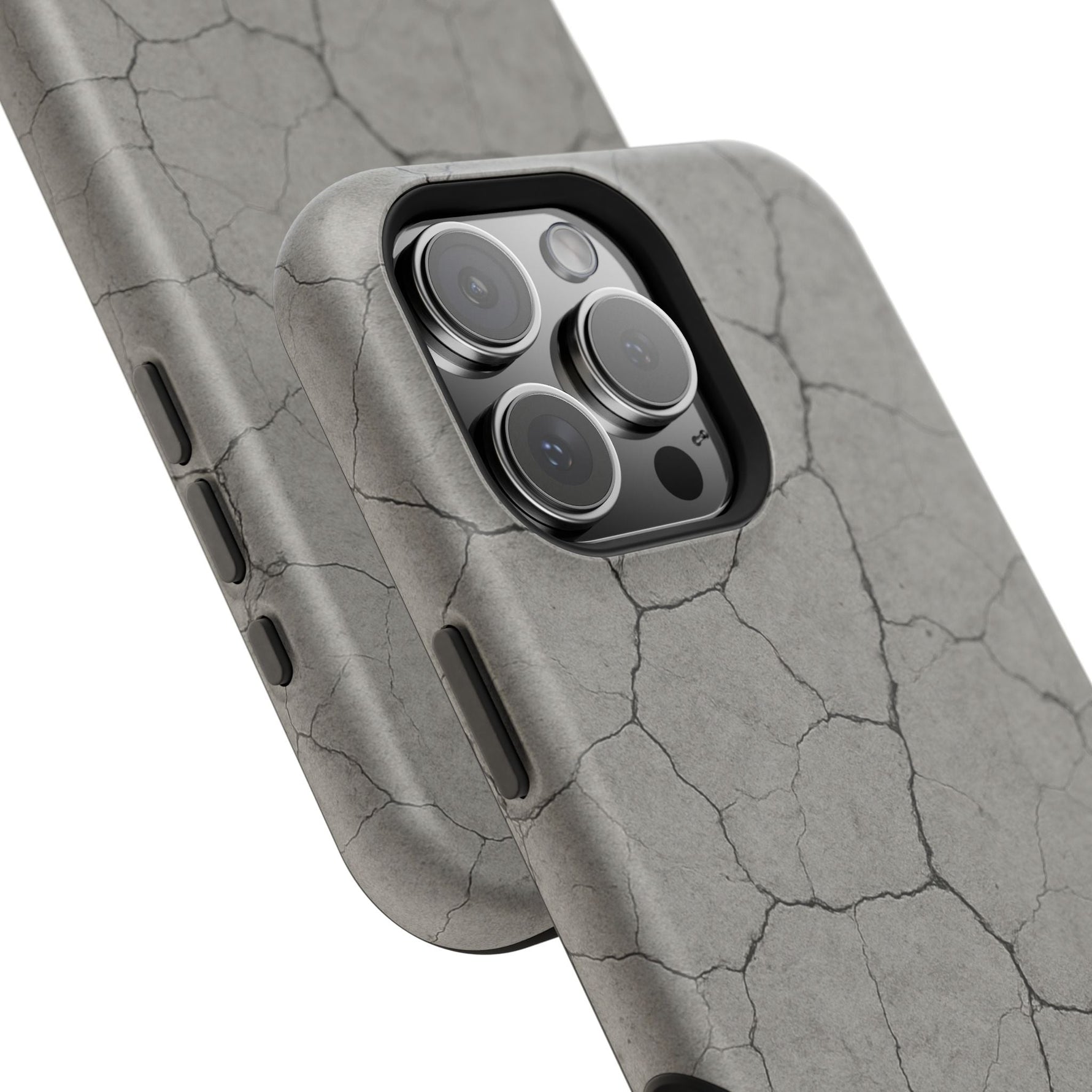 Cracked Concrete Texture iPhone Case with MagSafe compatibility  Shamo's