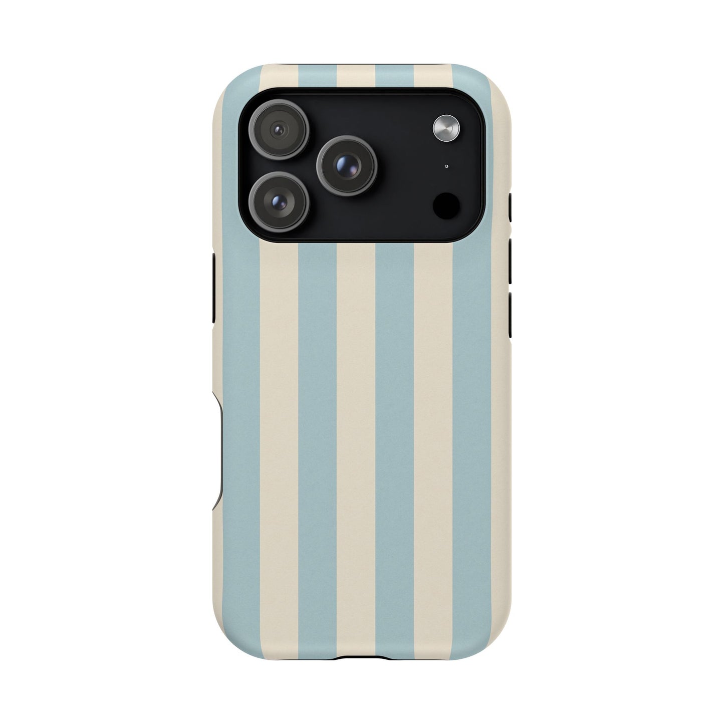 Blue Strips Pattern iPhone Case Compatible with MagSafe