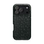 Dark Carbon Fiber Texture Magnetic Impact-Resistant iPhone Case | MagSafe compatible - iPhone 17 Pro / Matte - Shamo's