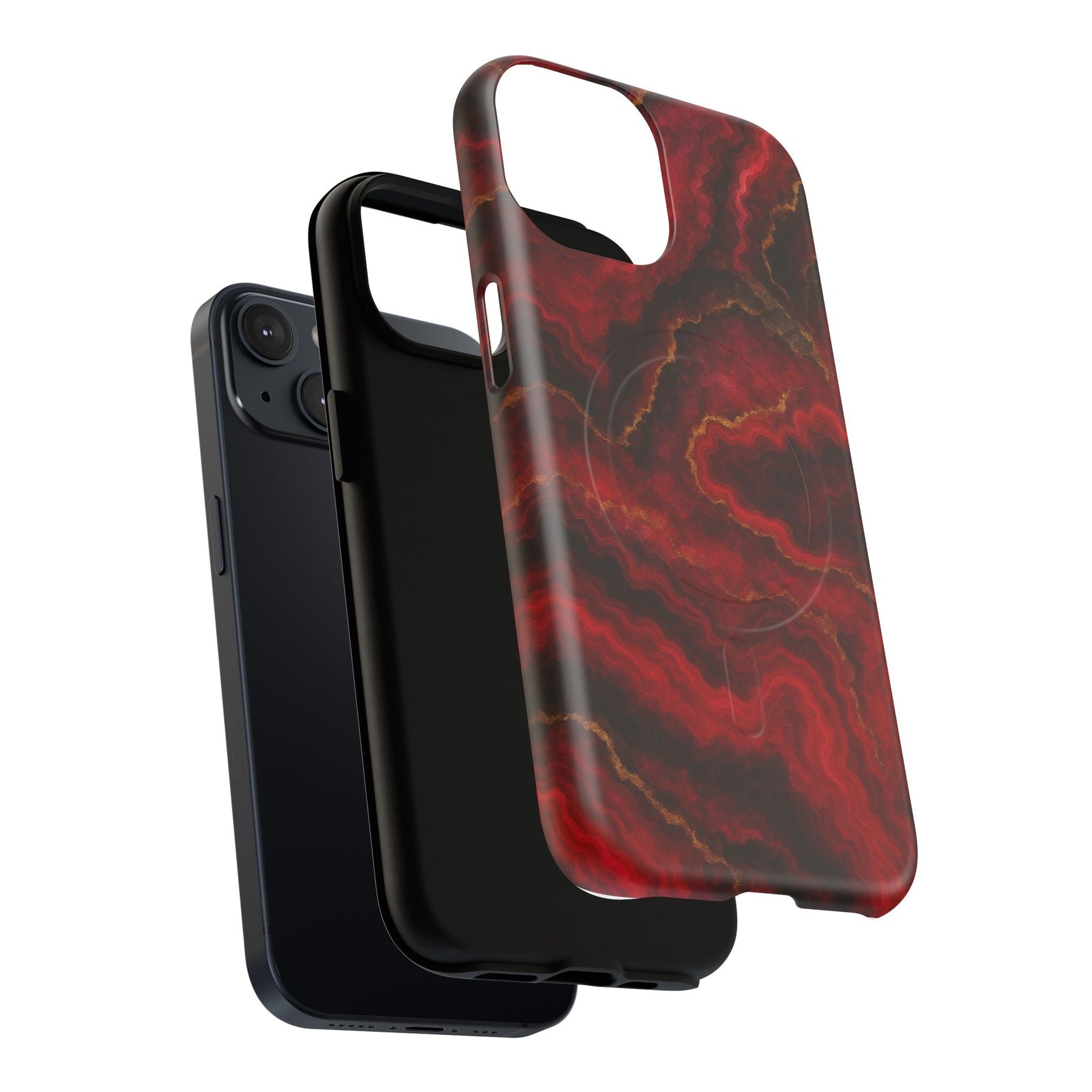 Red Marble iPhone Case with MagSafe  Shamo's