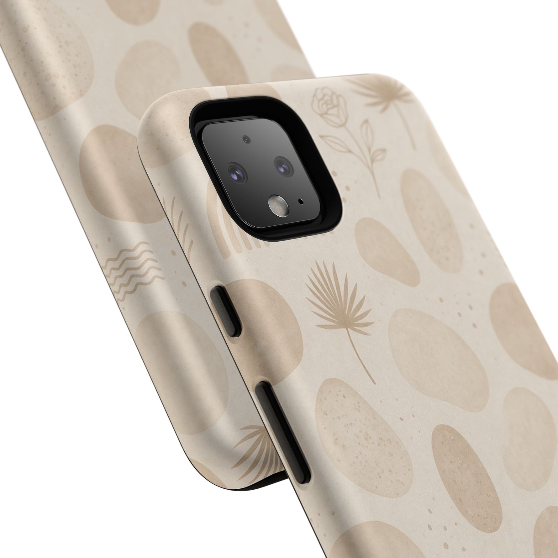 Neutral Pebble Pattern Tough iPhone Case  Shamo's