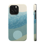 “Calm Over Chaos” Abstract Ocean Wave iPhone Case | MagSafe Compatible  Shamo's iPhone 14 Pro Max / Matte
