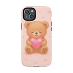 Heart Hug Teddy Bear iPhone Case – with MagSafe - Shamo's