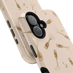 Champagne Bubbles Impact-Resistant Phone Case | MagSafe