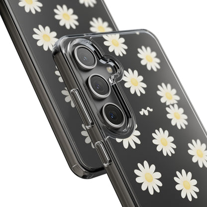 Daisy Floral Clear iPhone Case