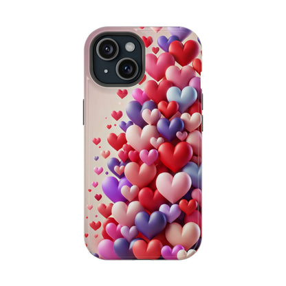 Love Hearts MagSafe iPhone Case — Magnetic, Impact-Resistant  Shamo's iPhone 15 / Glossy