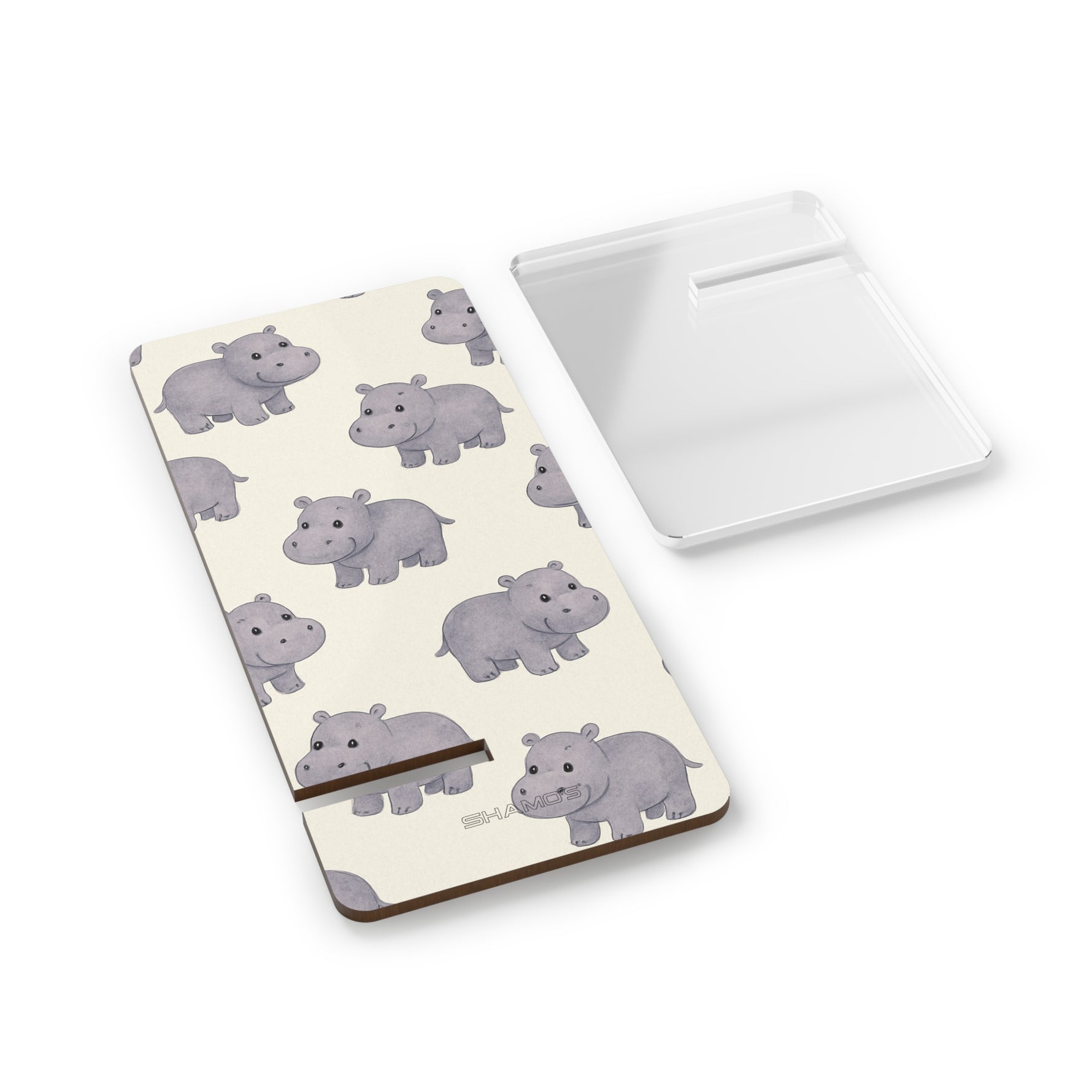 Phone Stand, Hippo Pattern Mobile Display Stand for Smartphones