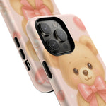 Ribbon Teddy Bear Love iPhone Case with MagSafe  Shamo's