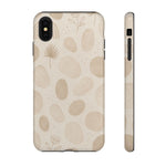 Neutral Pebble Pattern Tough iPhone Case  Shamo's iPhone XS MAX / Glossy