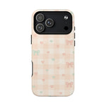 Sweet Pastel Checkered Bows Case for iPhone | MagSafe - Shamo's