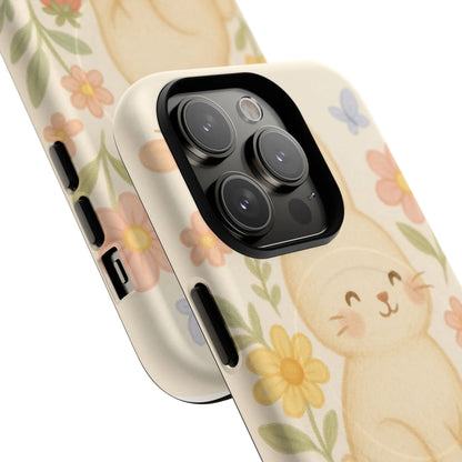 Fluffy Bunny Garden iPhone Case with MagSafe  Shamo's
