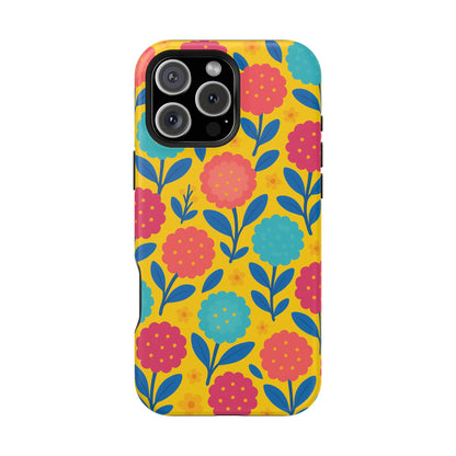 Vibrant Floral MagSafe Phone Case