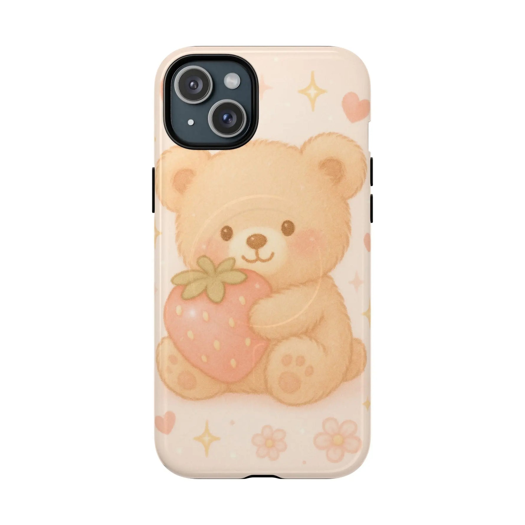 Strawberry Teddy iPhone Case with MagSafe - Shamo's