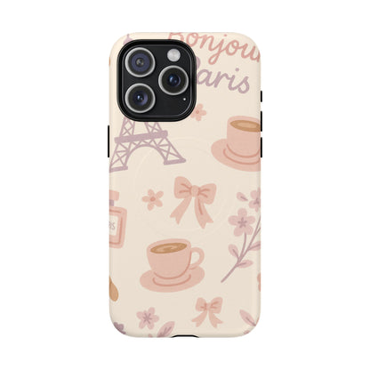 Chic Parisian iPhone Case - with Eiffel Tower Design | MagSafe