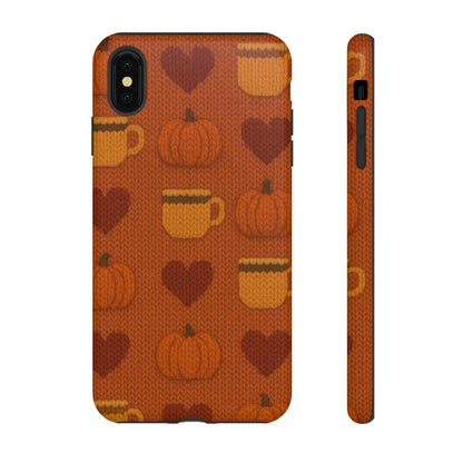 Fall Pumpkin & Coffee iPhone Case - Shamo's