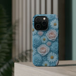 Frozen Floral Rose & Daisy Impact iPhone Case | MagSafe compatible  Shamo's
