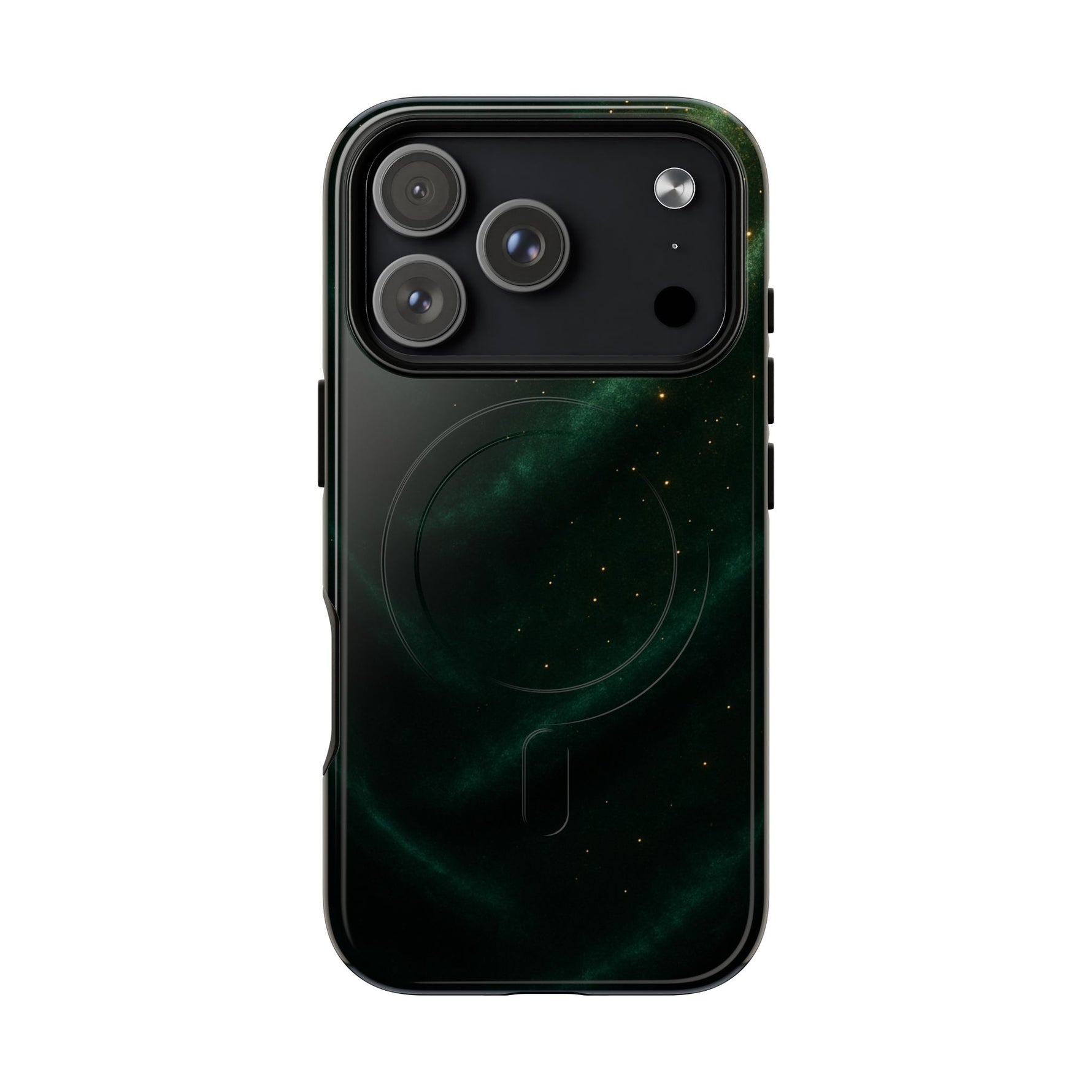 Luxury Series Emerald Galaxy iPhone Case with MagSafe - Shamo's