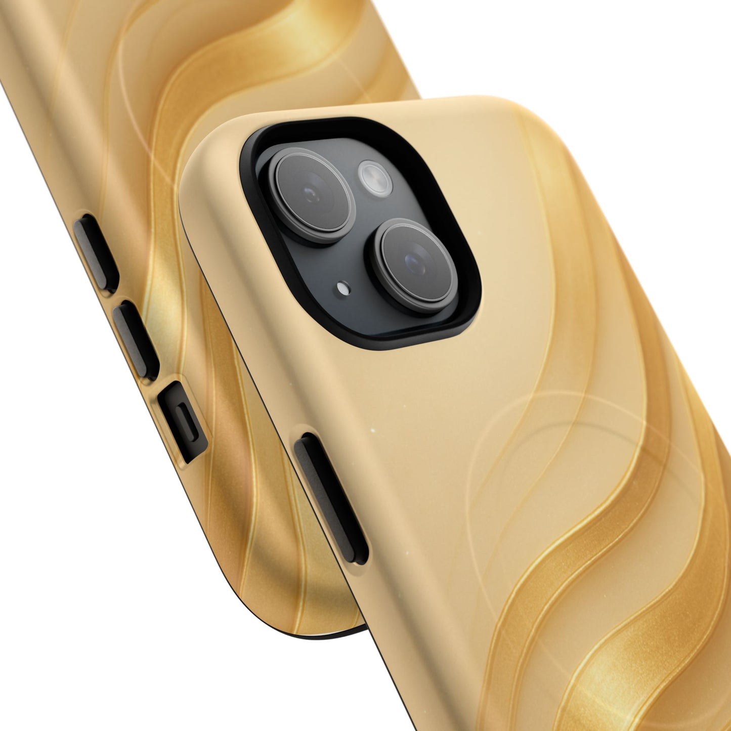 Luxury Series Golden Aura iPhone Case compatible with MagSafe - Shamo's