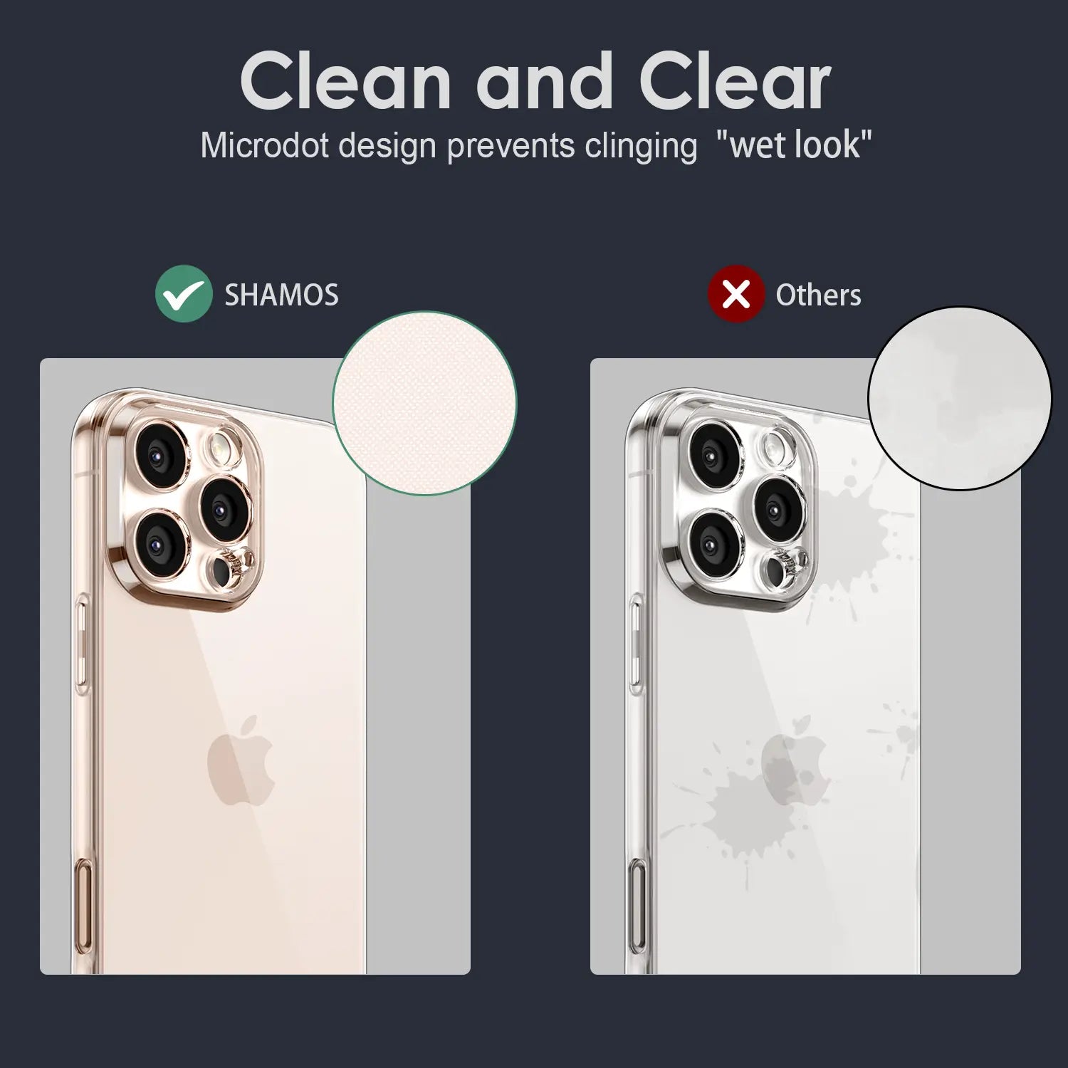 Clear case for iPhone 16 Series, Soft, TPU, Flexible - Shamo's