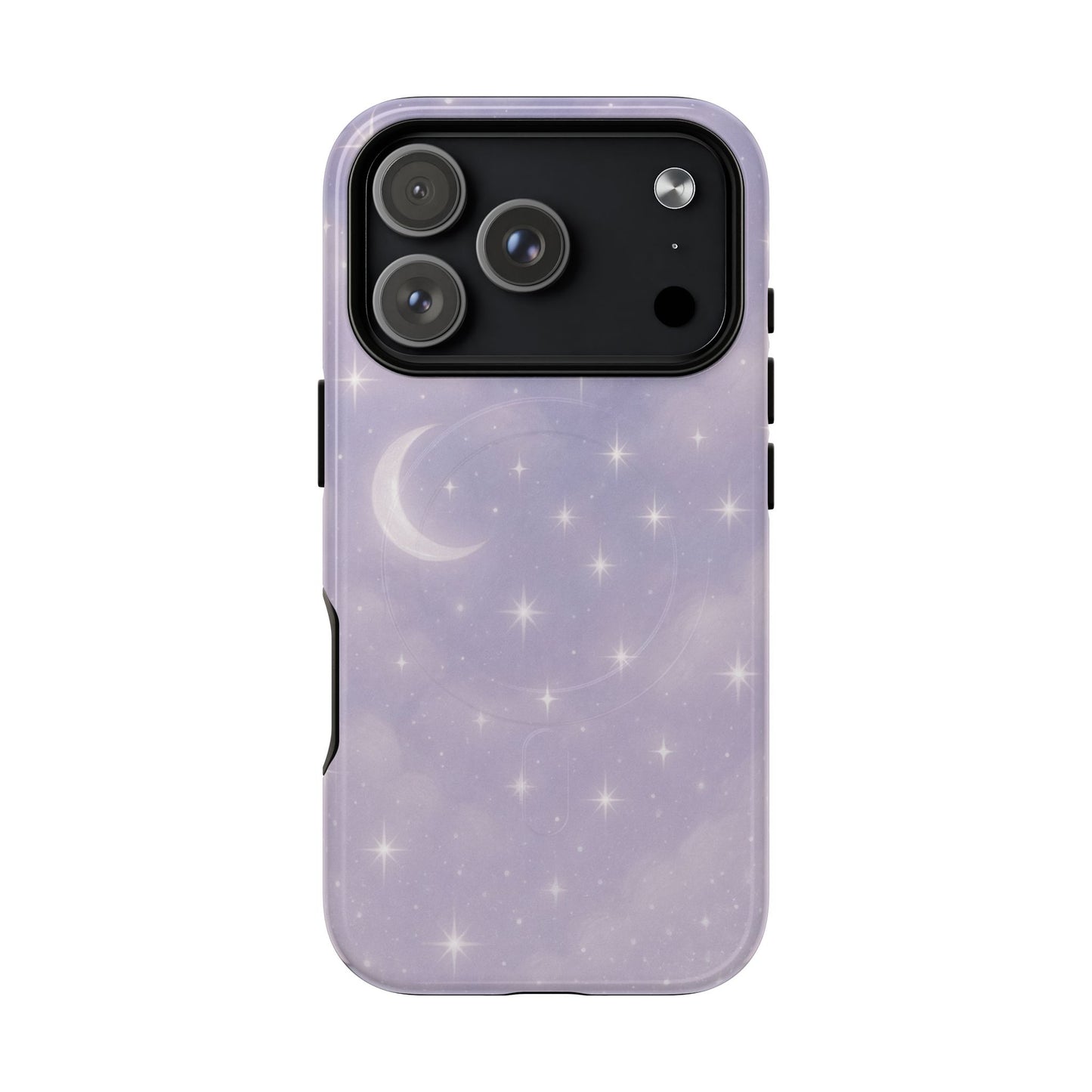 Celestial Lavender iPhone Case — Moon & Stars MagSafe Compatible - Shamo's