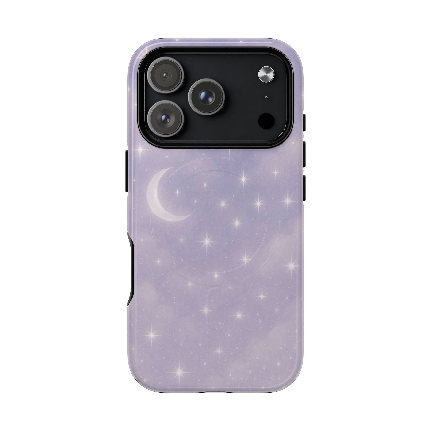 Celestial Lavender iPhone Case — Moon & Stars MagSafe Compatible - Shamo's