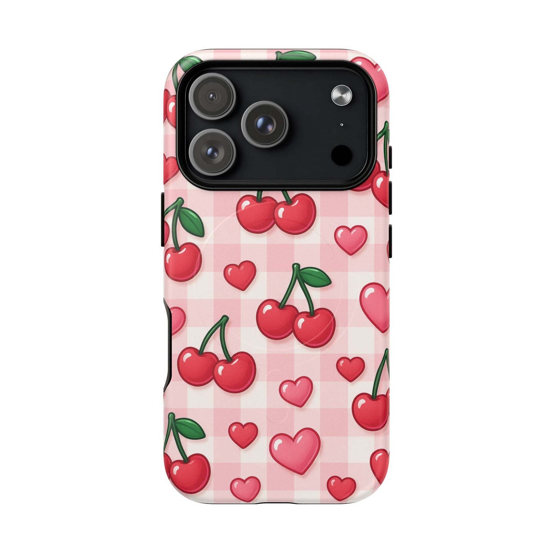 Y2K Cherries & Hearts iPhone Case | MagSafe - Shamo's