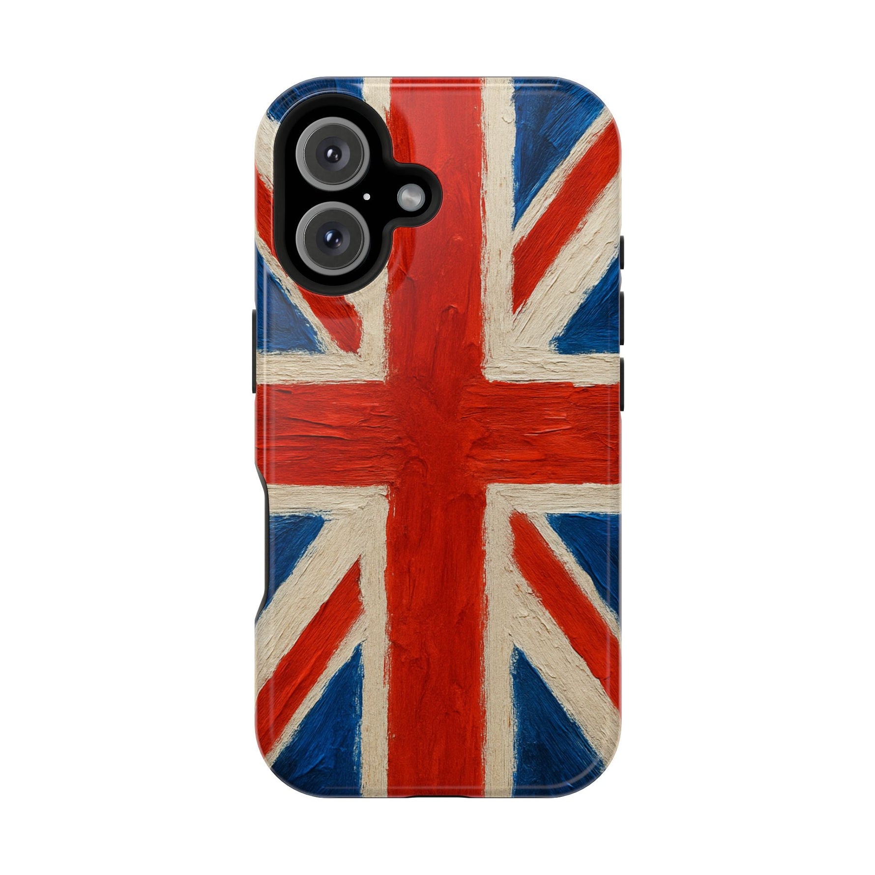 MagSafe Tough iPhone Case — UK Flag Magnetic Impact-Resistant Design  Shamo's iPhone 16 / Glossy