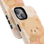 Strawberry Teddy iPhone Case with MagSafe  Shamo's