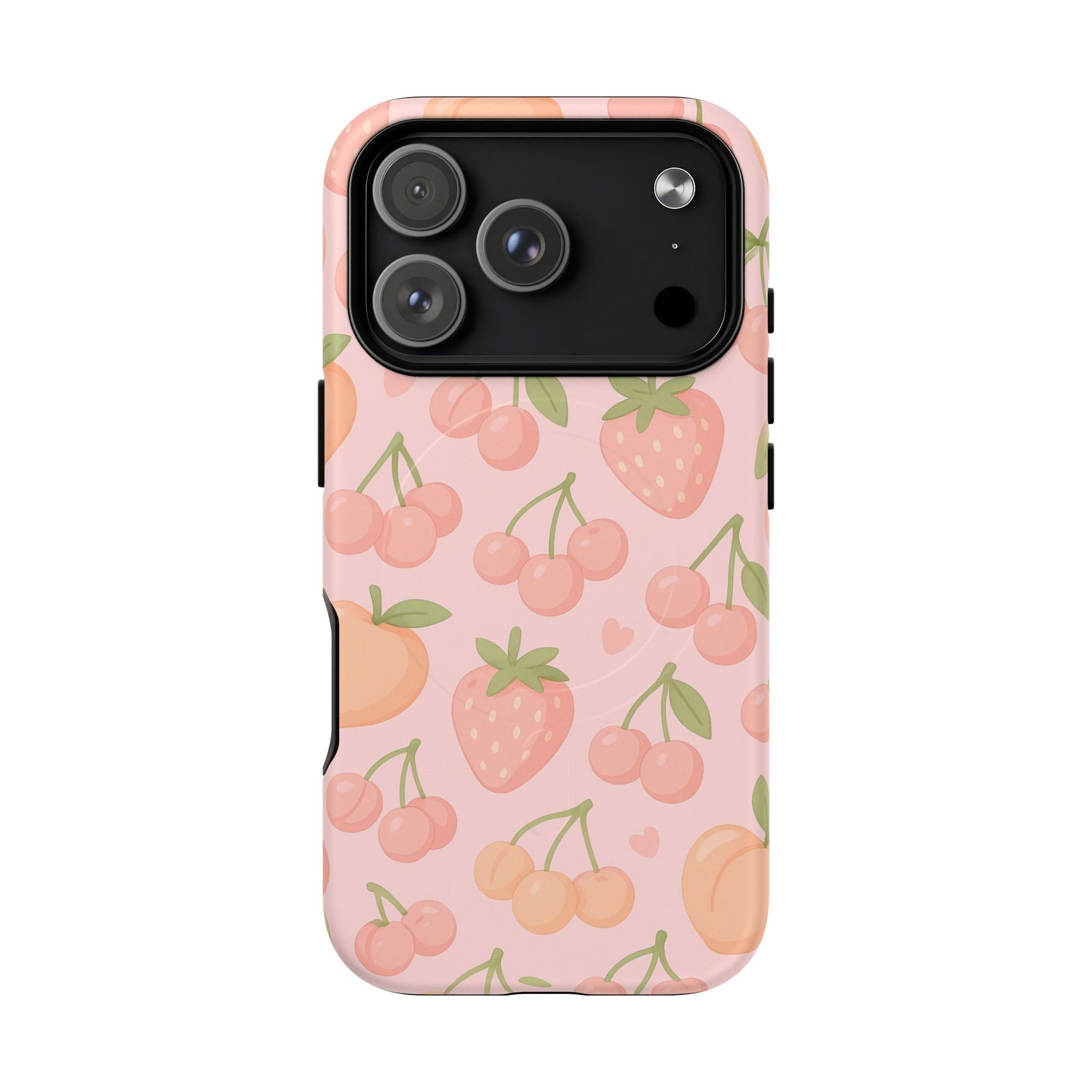 Cute Fruits iPhone Case - Colorful Cherry & Strawberry Design | MagSafe - Shamo's