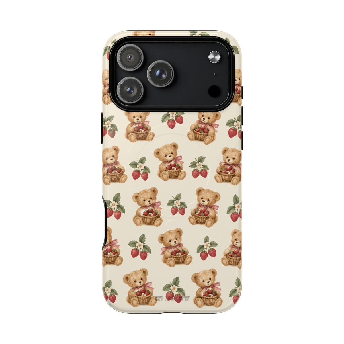 Teddy Berry Basket iPhone Case with MagSafe
