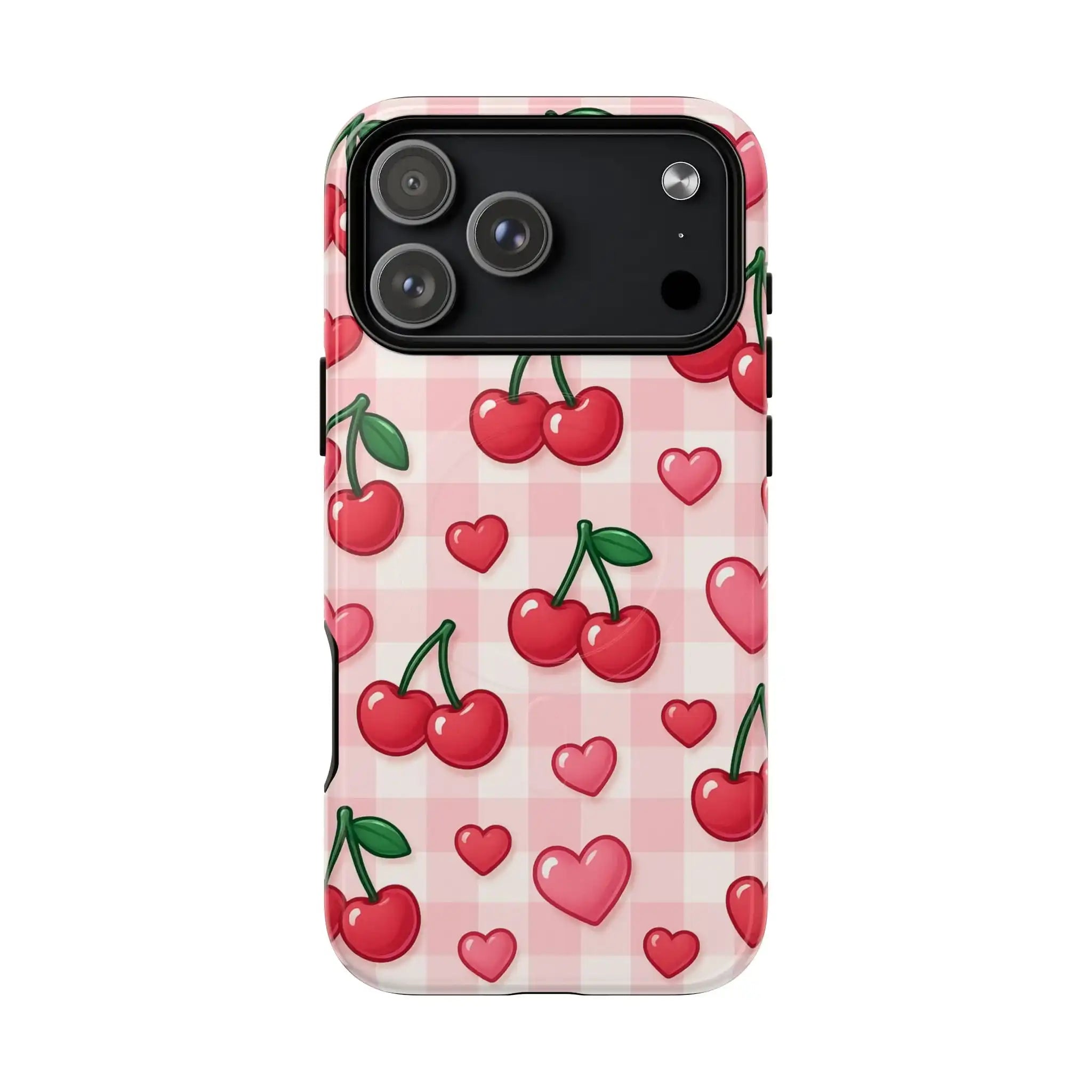 Y2K Cherries & Hearts iPhone Case | MagSafe - Shamo's