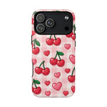 Y2K Cherries & Hearts iPhone Case | MagSafe - Shamo's