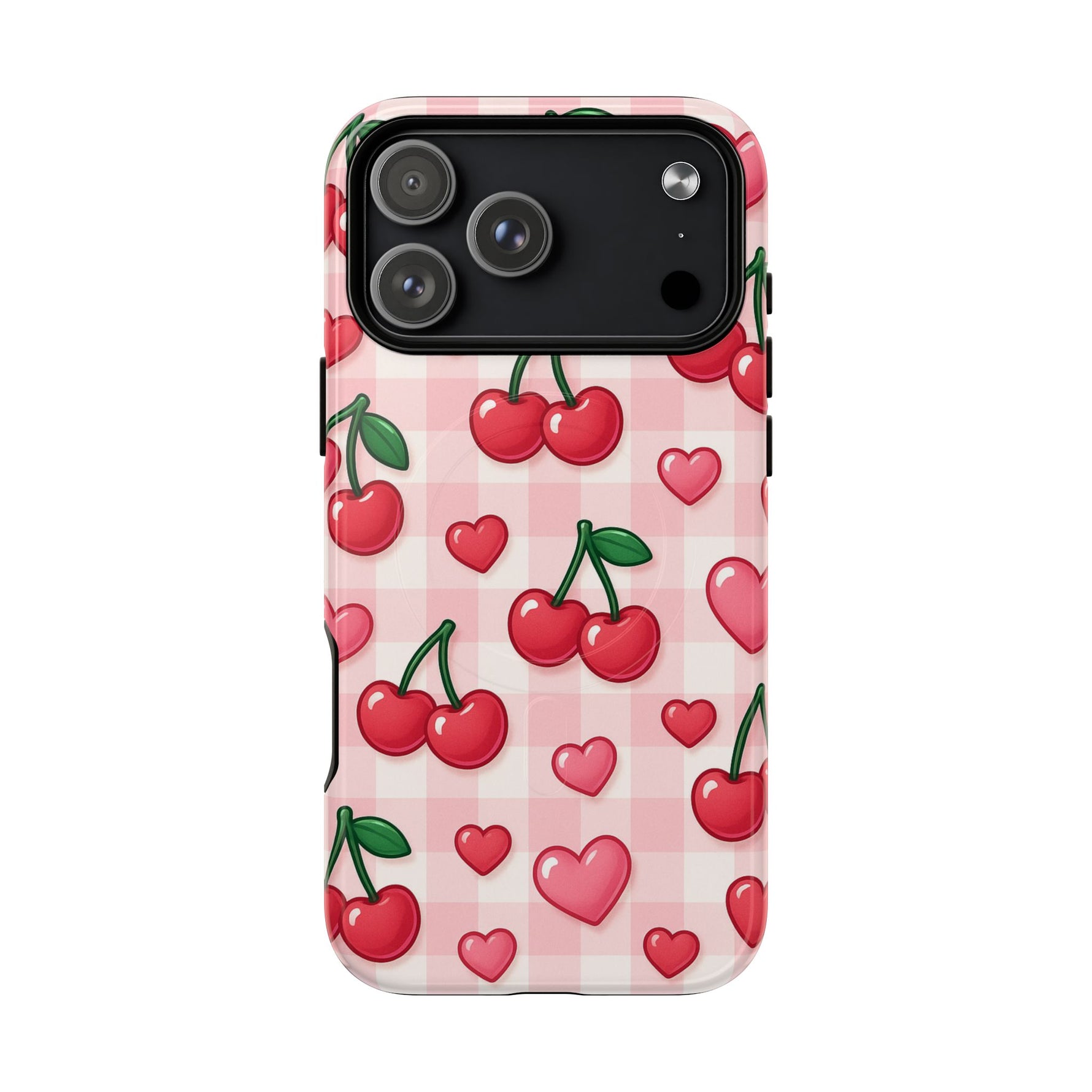 Y2K Cherries & Hearts iPhone Case | MagSafe - Shamo's