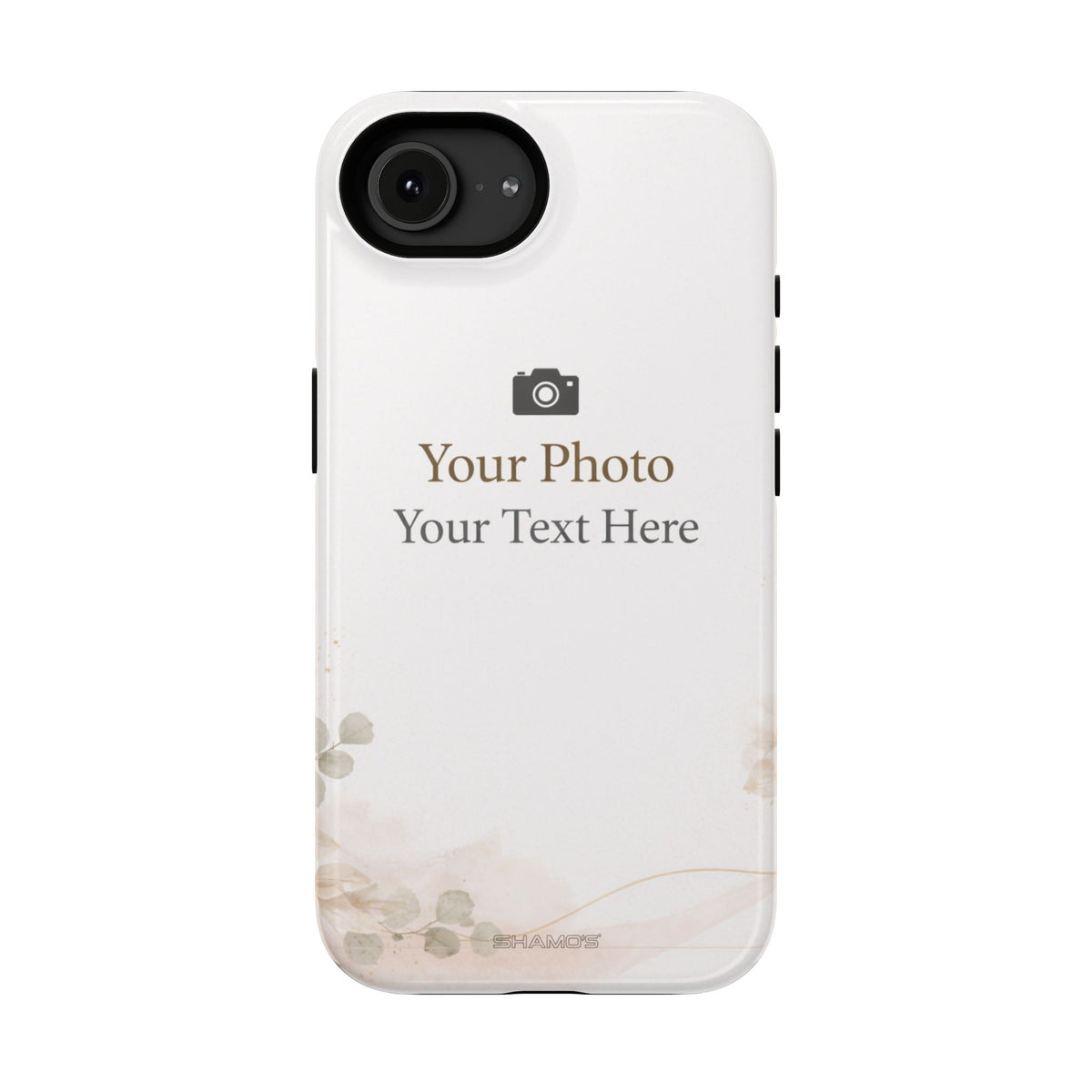 Personalizable Impact-Resistant Phone Case — Add Photo & Text