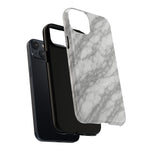 Silver Mist Marble iPhone Case with MagSafe  Shamo's