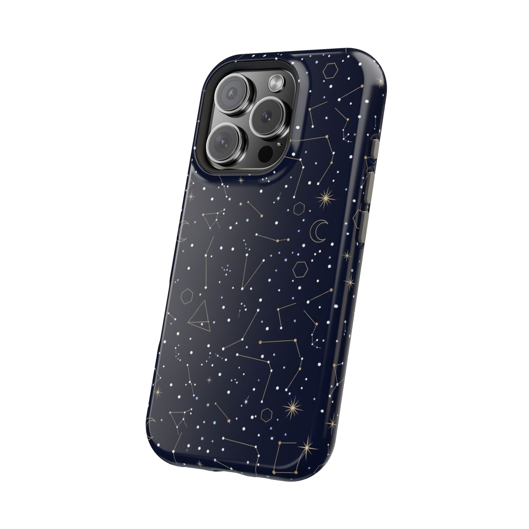 Constellation Night Magnetic Impact-Resistant Phone Case with MagSafe - iPhone 17 / Glossy - Shamo's