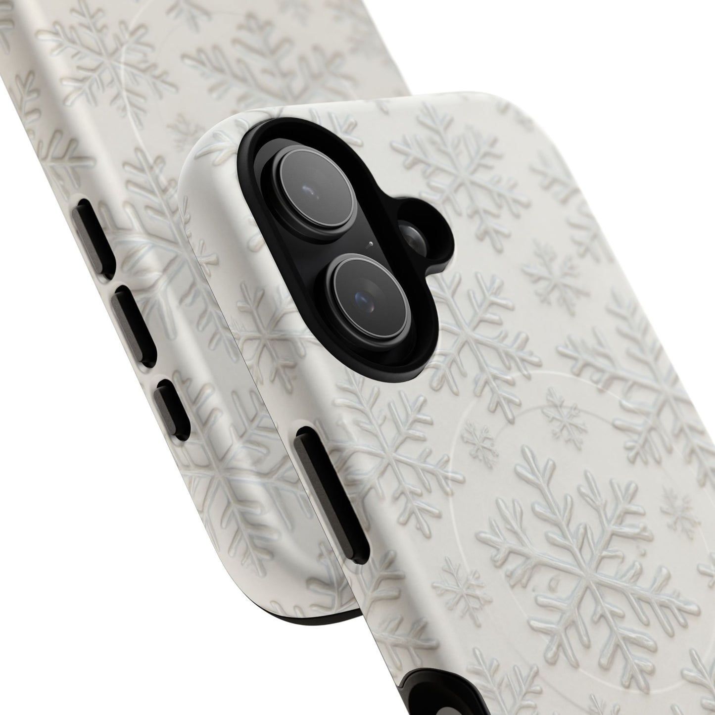 Snowflake Texture iPhone Case compatible with MagSafe