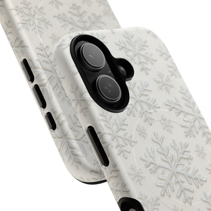 Snowflake Texture iPhone Case compatible with MagSafe