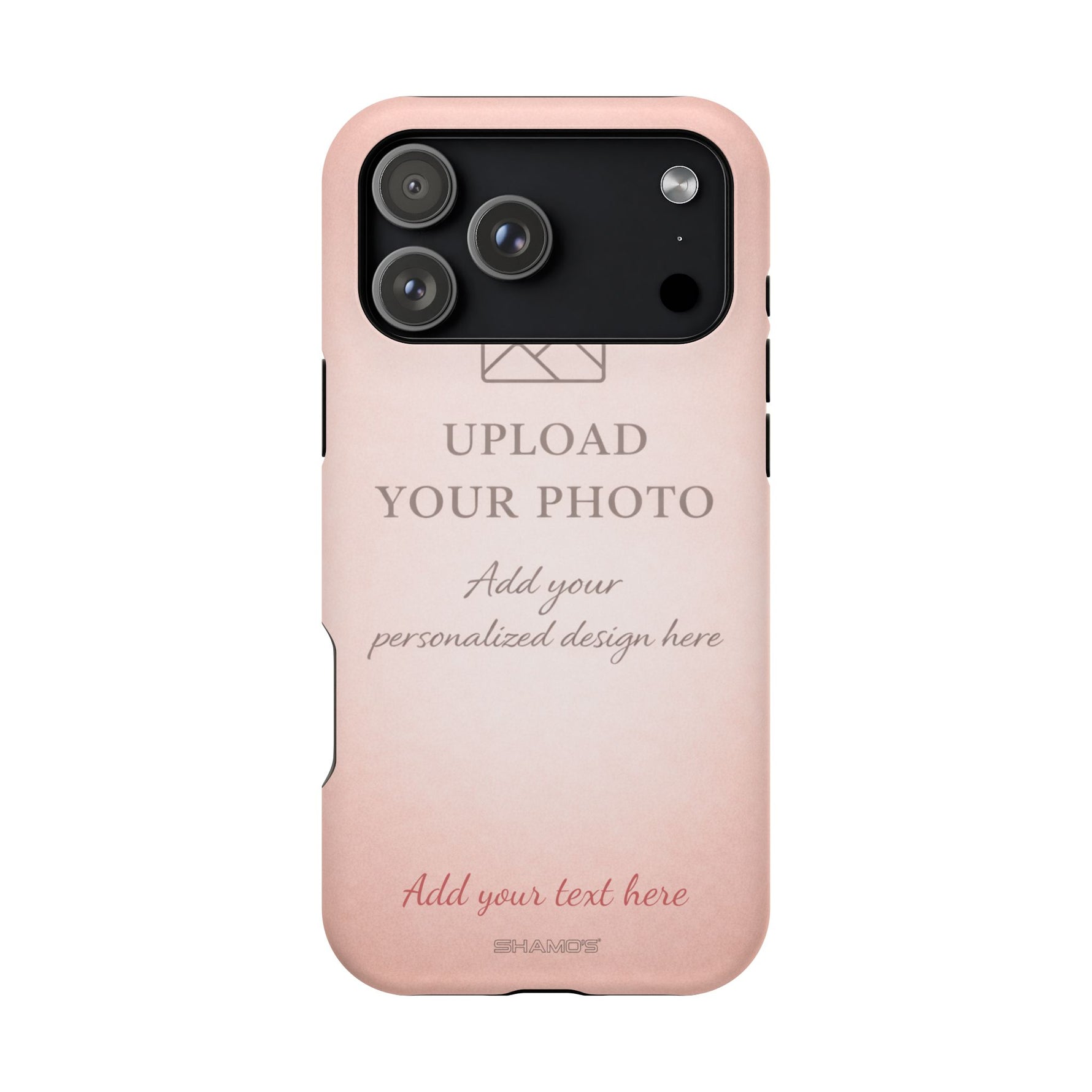 Personalizable iPhone Case | Add Your Own Photo and Text | MagSafe Compatible - iPhone 17 Pro Max / Matte - Shamo's