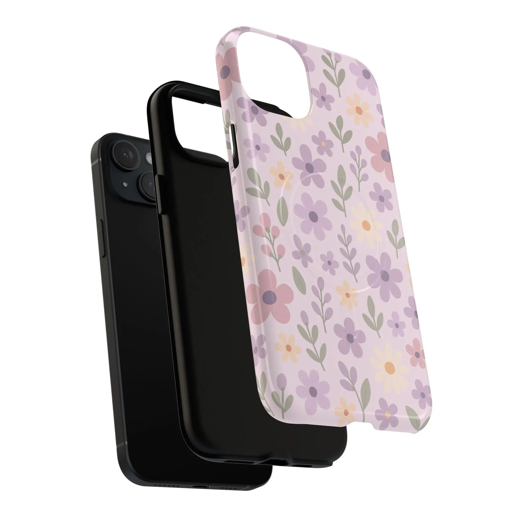 Floral Pattern | Compatible with MagSafe iPhone Case - Shamo's