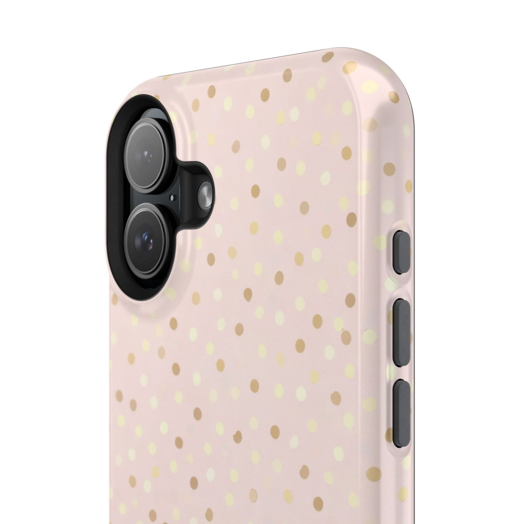 Sparkle Polka Dot Magnetic MagSafe Compatible Impact Phone Case