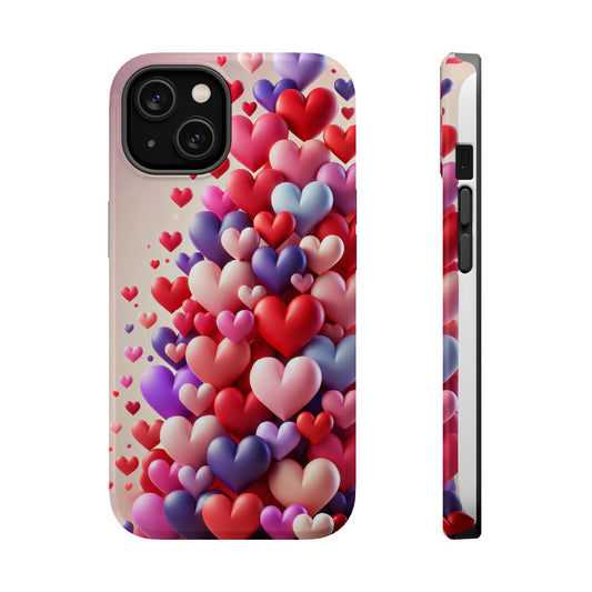Shamo's Phone Case | MagSafe Compatible | Love Hearts Theme for iPhone 17 and more
