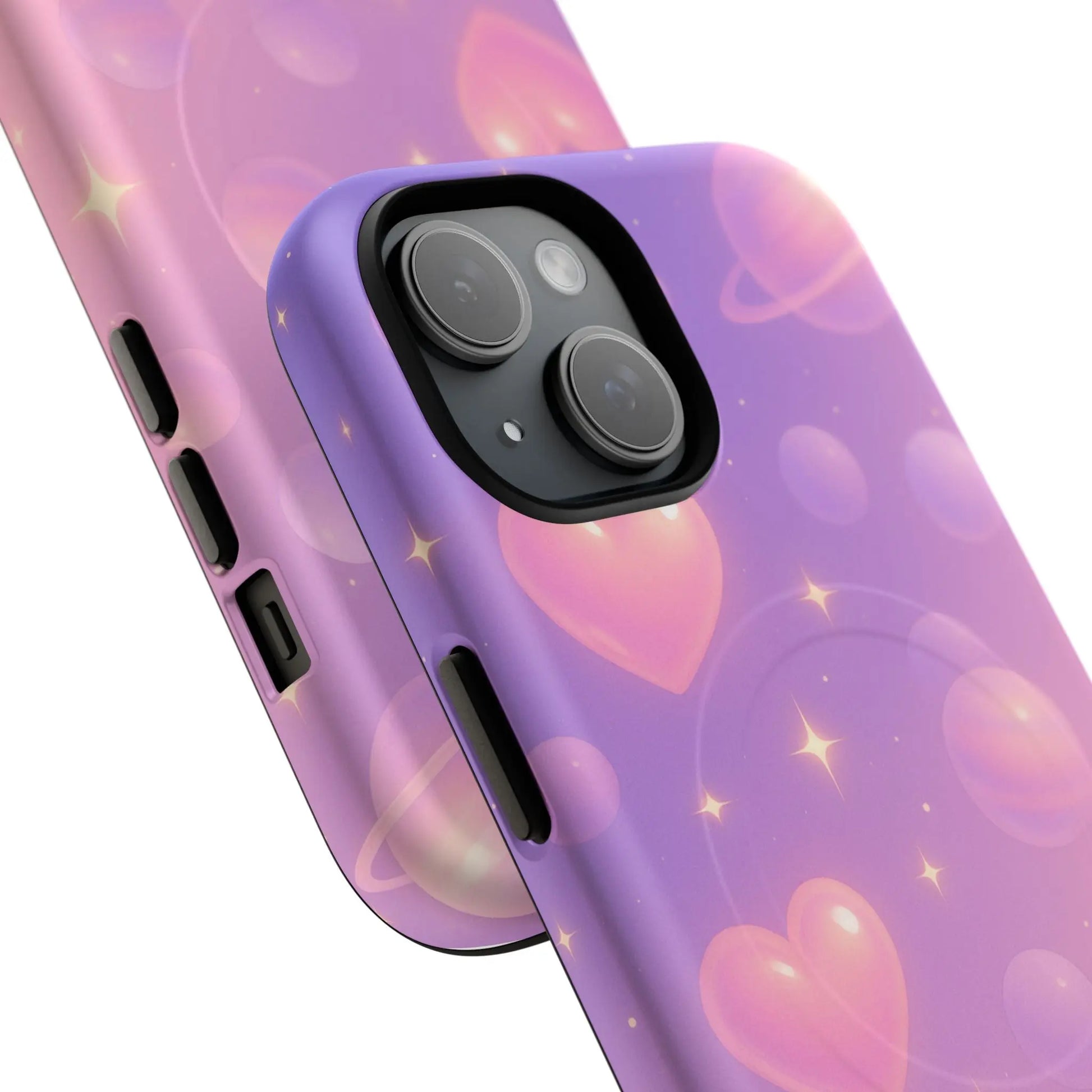 Galactic Hearts iPhone Case with MagSafe - Shamo's